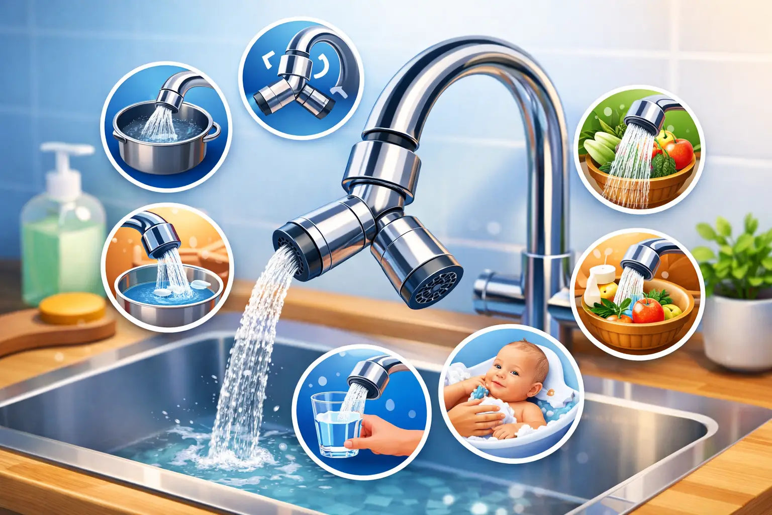 7 Rotatable Faucet Extender Benefits